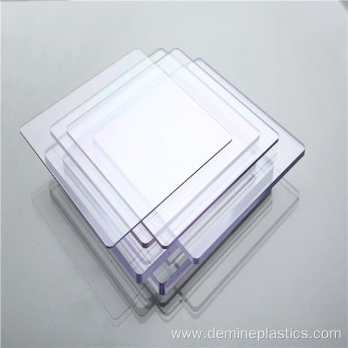 Fireproof transparent plastic building decoration wall panel